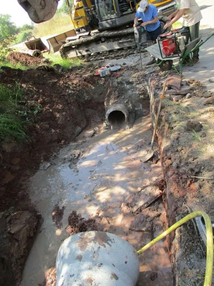 Travaux de voirie Pevange
